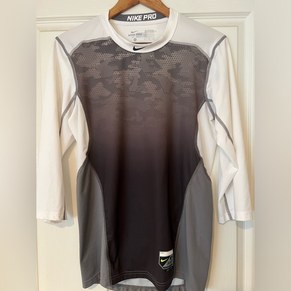 Nike Pro dri fit adult small baseball shirt